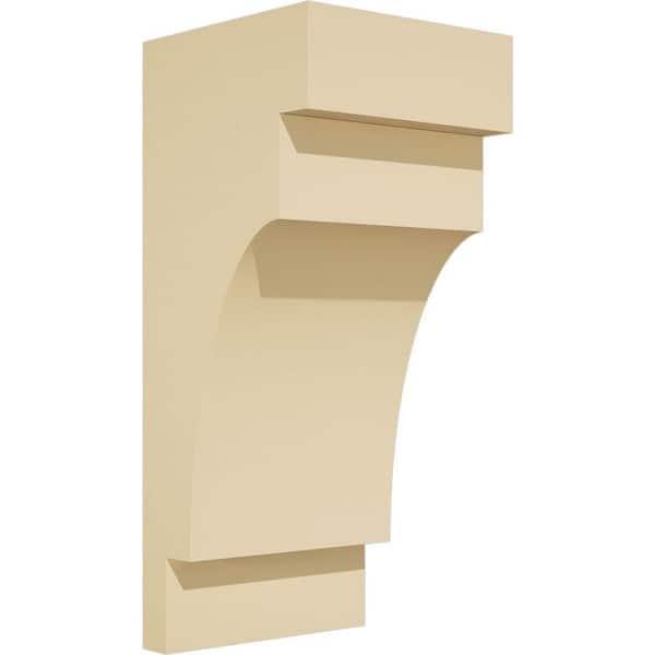 Ekena Millwork Mediterranean 6 in. x 14 in. x 6 in. Polyurethane Corbel