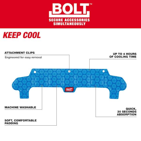 Milwaukee BOLT Safety Helmet Cooling Sweat HeadBand 48-73-4543