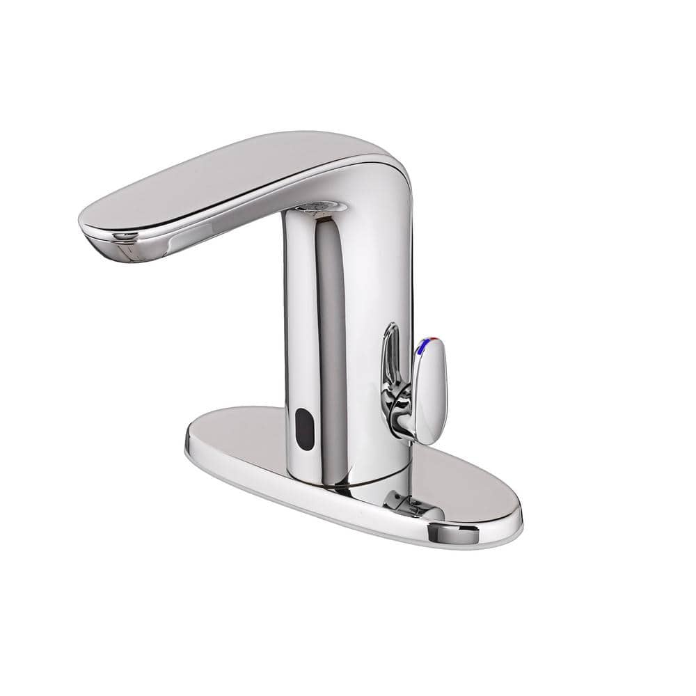 Polished Chrome Single-Handle Sensor Bathroom Faucet
