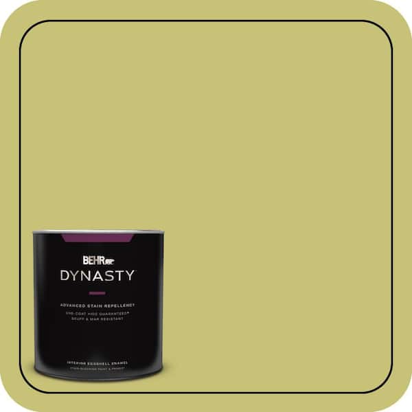 BEHR DYNASTY 1 qt. #PPU9-07 Fresh Sprout Eggshell Enamel Interior Stain-Blocking Paint and Primer