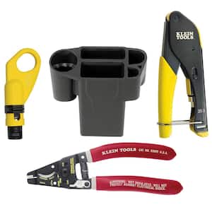 Coax Cable Installation Tool Set with Hip Pouch