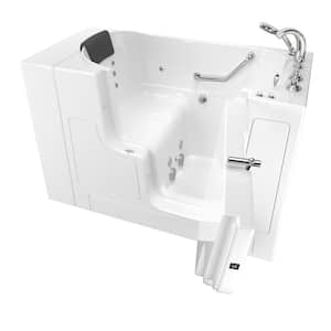 Gelcoat Premium 52 in. Right Hand Walk-In Whirlpool Bathtub in White