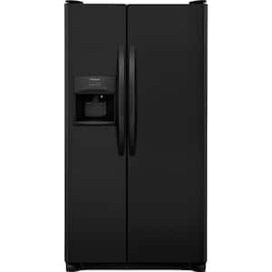 22.1 cu. ft. Side by Side Refrigerator in Black