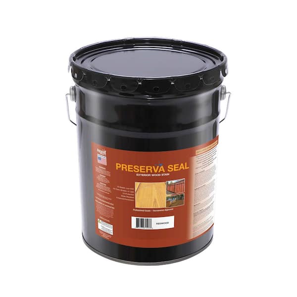 Preserva Seal Redwoods 5 Gal. Exterior Stain and Sealer