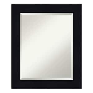 Medium Rectangle Distressed Navy Beveled Glass Modern Mirror (24.25 in. H x 20.25 in. W)