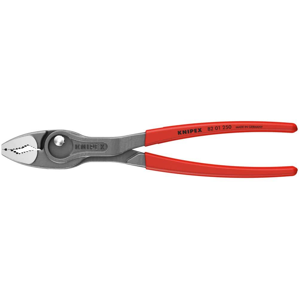 KNIPEX 10 in. Twin Grip Slip Joint Pliers 82 01 250 - The Home Depot