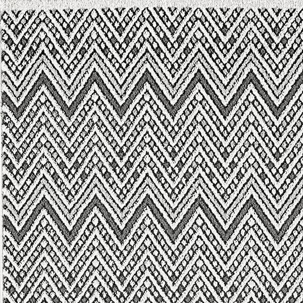 Jagged Zig Zags BTY From Closed Quilt Shop Dusty Blues on Ivory 