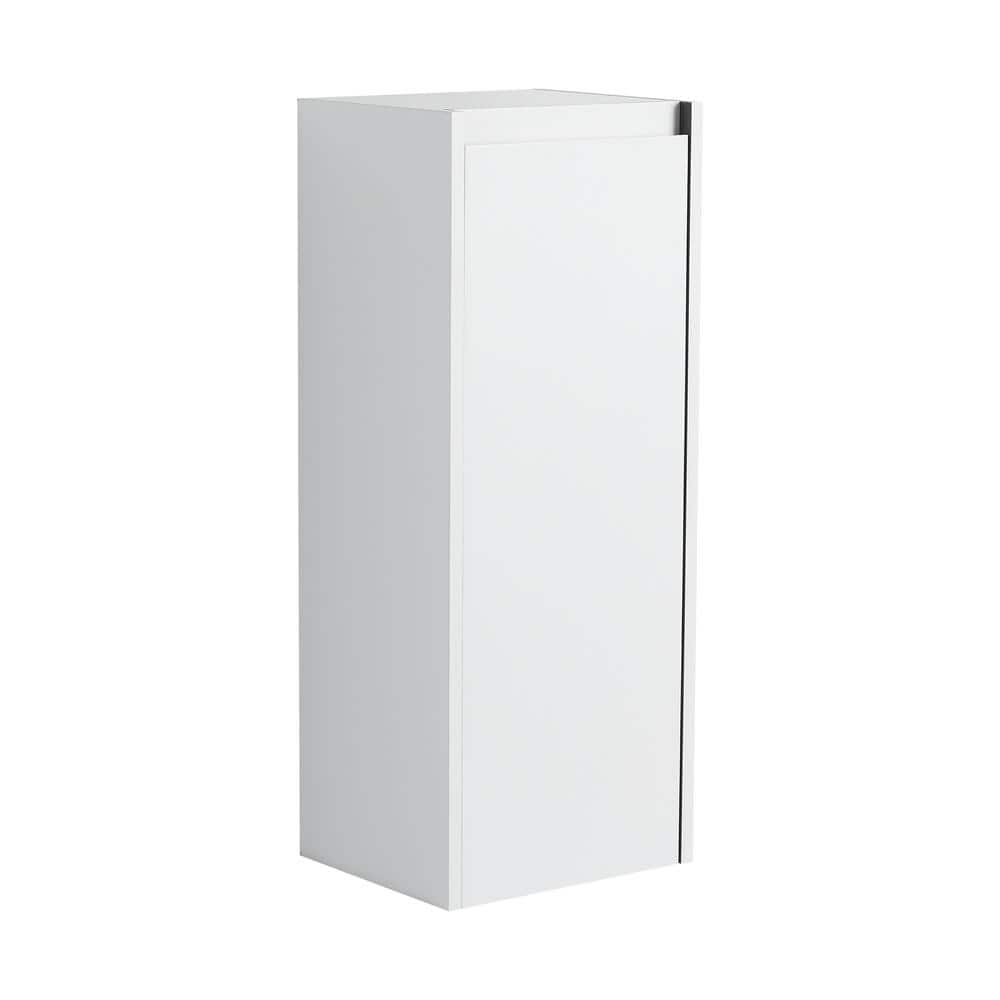 11.81 in. W x 9.81 in. D x 29.5 in. H Bathroom Storage Wall Cabinet in Whit
