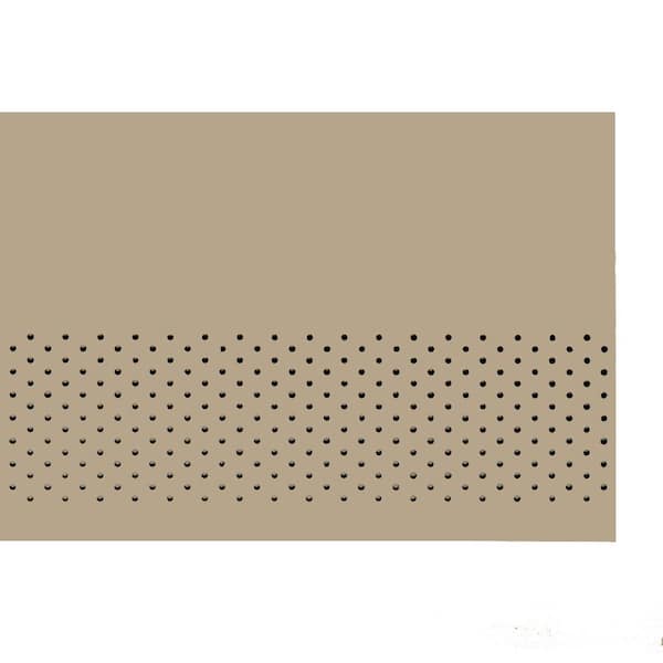 James Hardie Hardie Soffit HZ10 16 in. x 144 in. Primed Smooth Vented Fiber Cement Soffit Panel