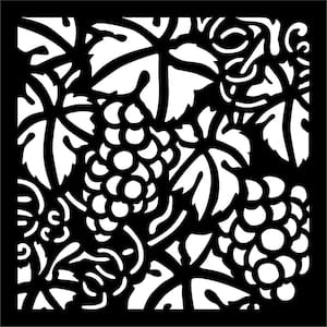0.3 in. x 22.8 in. x 1.9 ft. Grape Vine Wall Art & Fence Panel