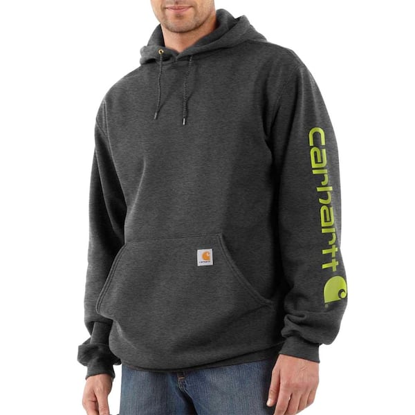 Carhartt Men's Tall X Large Carbon Heather Cotton/Polyester Sweats K288-026  - The Home Depot