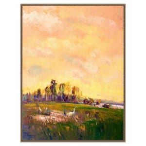 "Alsorising Mcnacf" by Dorothy Fagan 1-Piece Floater Frame Giclee Country Canvas Art Print 42 in. x 32 in.