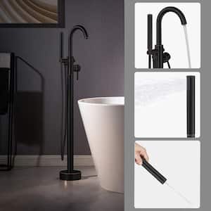 Single-Handle Freestanding Tub Faucet With Showerhead in. Oil Rubbed Bronze