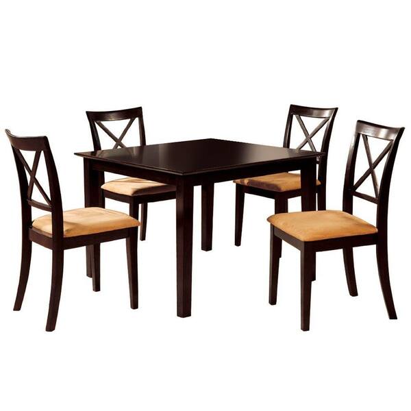 Venetian Worldwide Sydney I 5-Piece Dining Set in Espresso