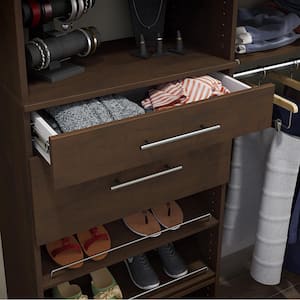 Style+ 5 in. x 25 in. Chocolate Modern Drawer Kit for 25 in. W Style+ Tower