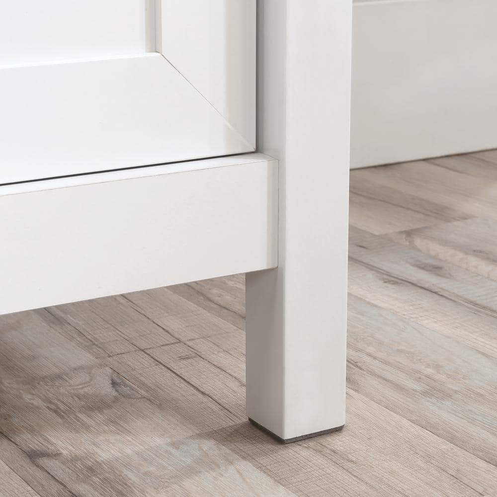 White Engineered Wood 2-Drawer Lateral File Cabinet