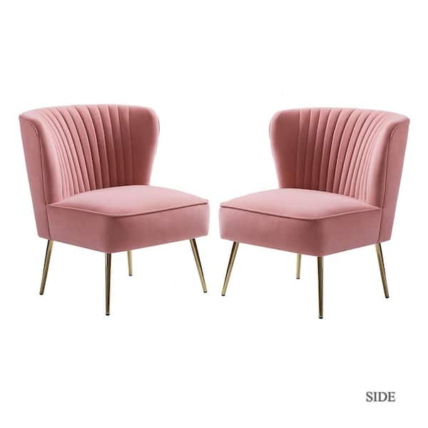 blush pink cocktail chair