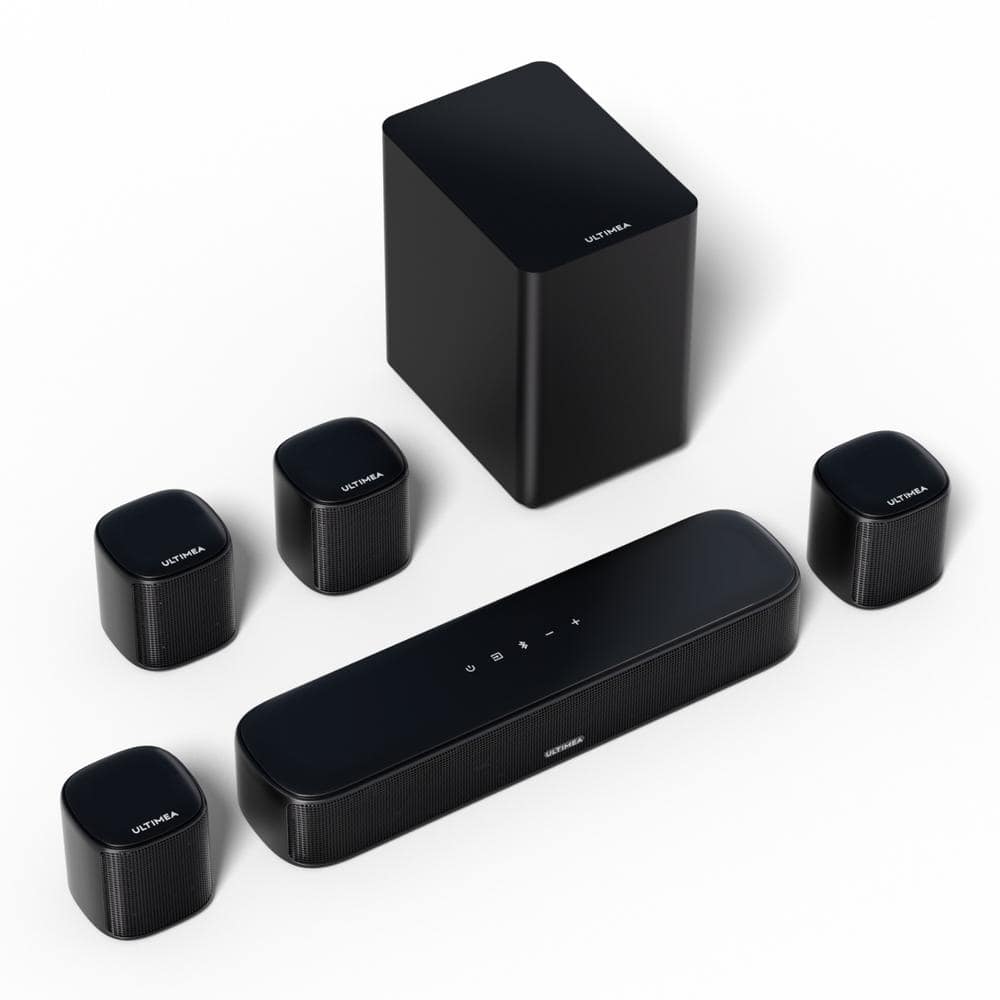 Ultimea Aura A40 16" 7.1 Channel Bluetooth Soundbar for Smart TV, W/Subwoofer, With Smart App Controls, Remote Control