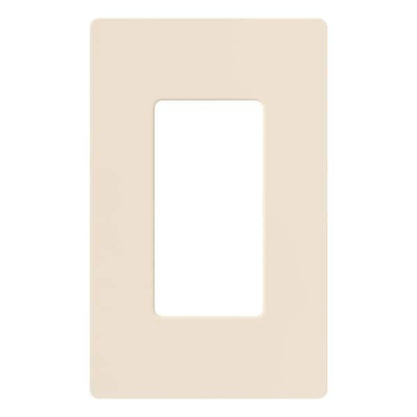 Lutron Claro 1 Gang Wall Plate for Decorator/Rocker Switches