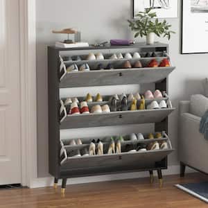 3 Layer Shoe Closet Rack Shelf Storage Organizer Cabinet Wood Plastic Plate A 