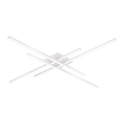 Vega 46.5'' White Aluminum LED Flush Mount Light
