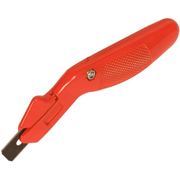 ROBERTS Professional Carpet Knife with Push Button for Quick Blade Change