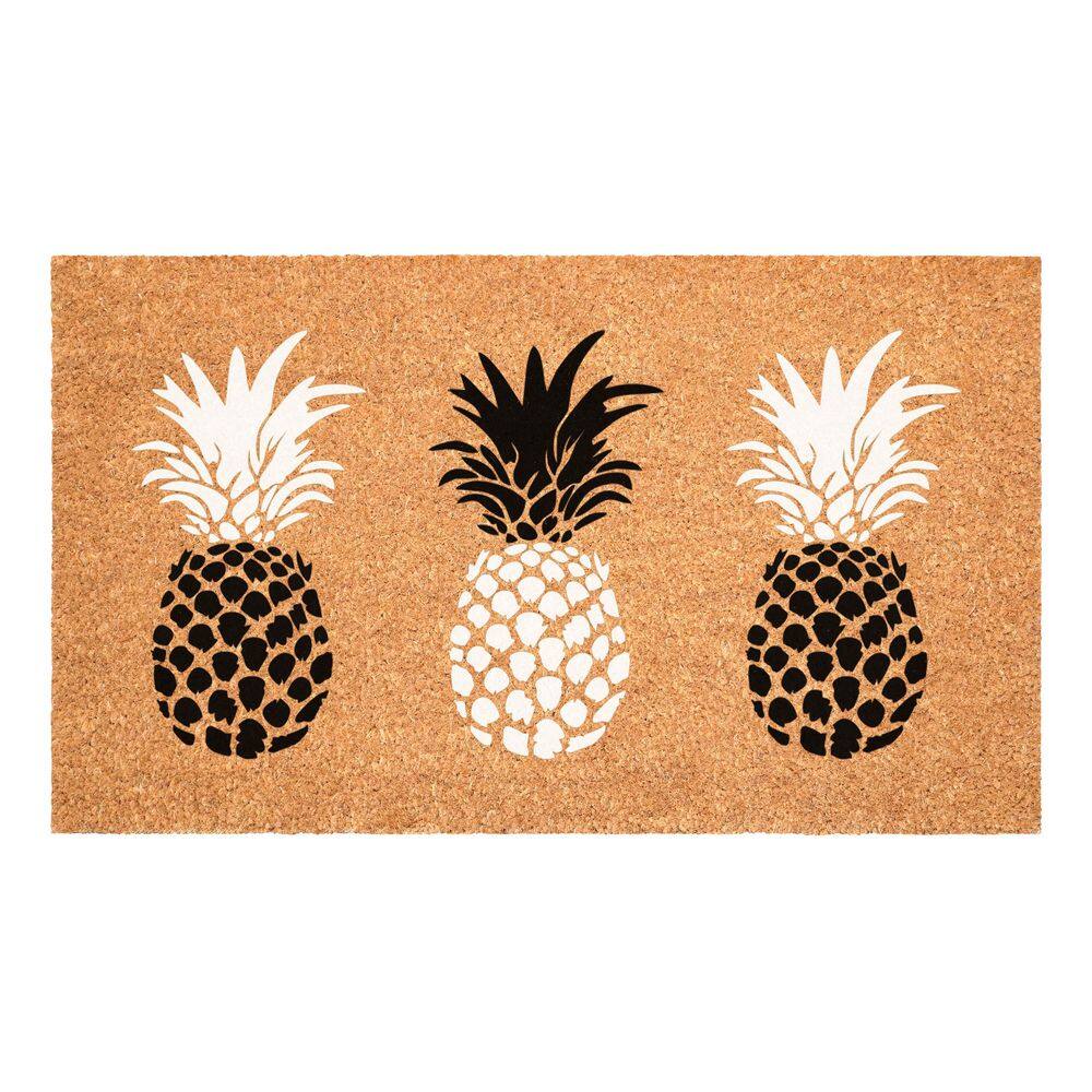 Pineapple Trio 17 in. x 29 in. Multi Indoor/Outdoor Doormat price history on PriceWatchPro