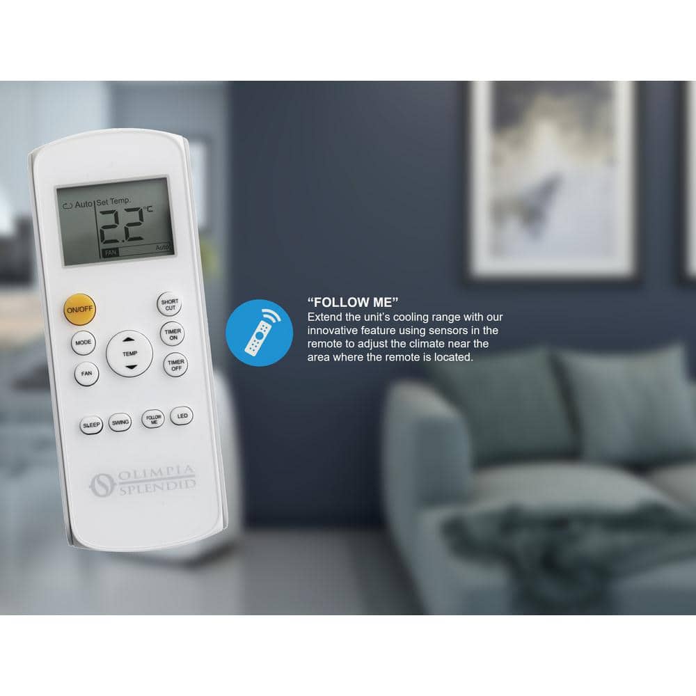 Dolceclima Dolceclima 14000 BTU Portable Air Conditioner for 550 Square Feet with Heater and Remote Included