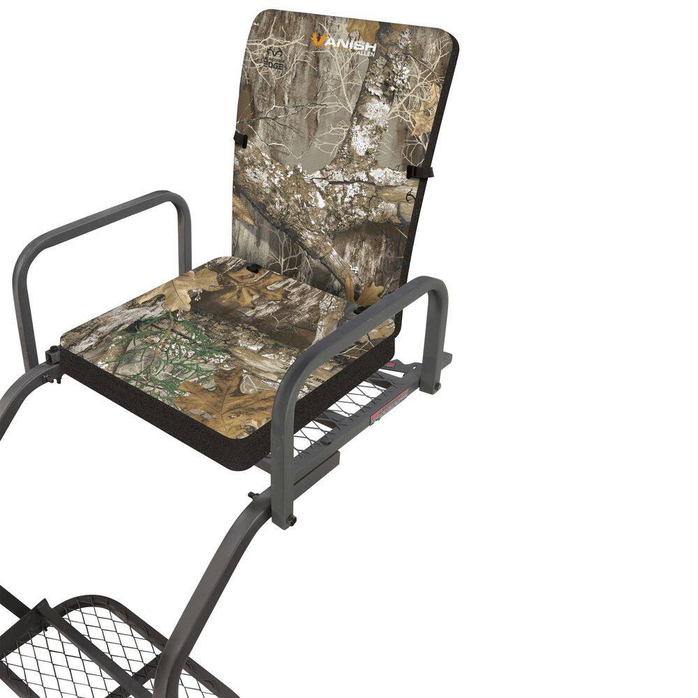 Realtree Edge Camo Foam Seat Cushion with Backrest
