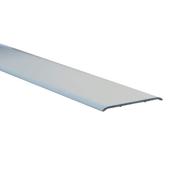 Novosepara 10 Matt Silver 1-9/16 in. x 98-1/2 in. Aluminum Tile Edging Trim