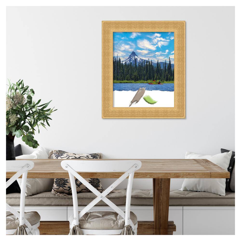 Trellis Gold 18x22 Wood Picture Frame