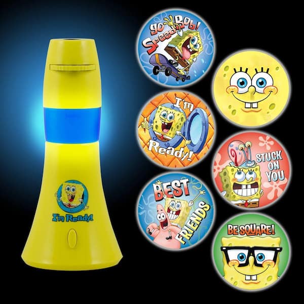 LED Projectables Sponge-Bob Square-Pants Projectables Battery-Operated LED Night Light