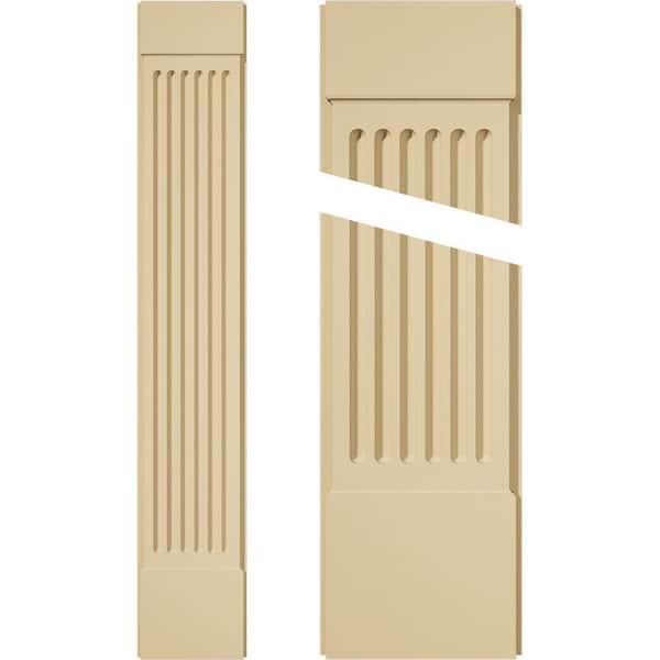 Ekena Millwork 2 in. D x 12 in. W x 72 in. L Primed Polyurethane Pilaster 1- Pack
