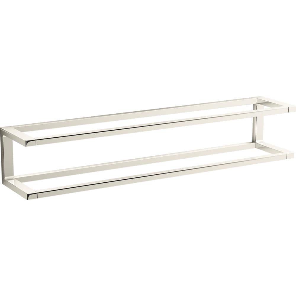 KOHLER Draft 24 in. Towel Bar Frame in Vibrant Polished Nickel K27352