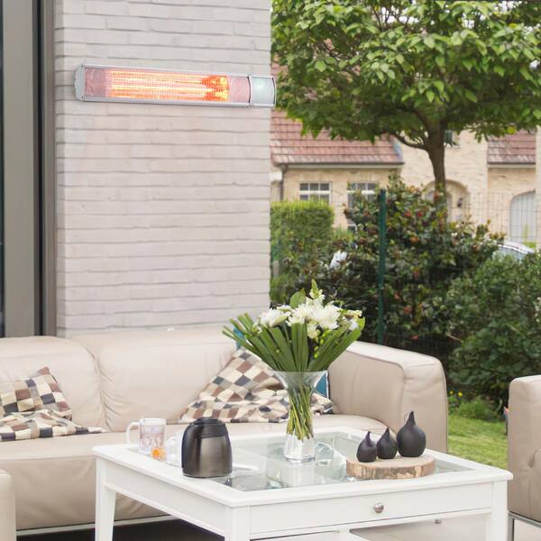 1500-Watt Electric Indoor/Outdoor Infrared Carbon Tech Space Heater Wall  Heater With Remote KF020207-01-c - The Home Depot