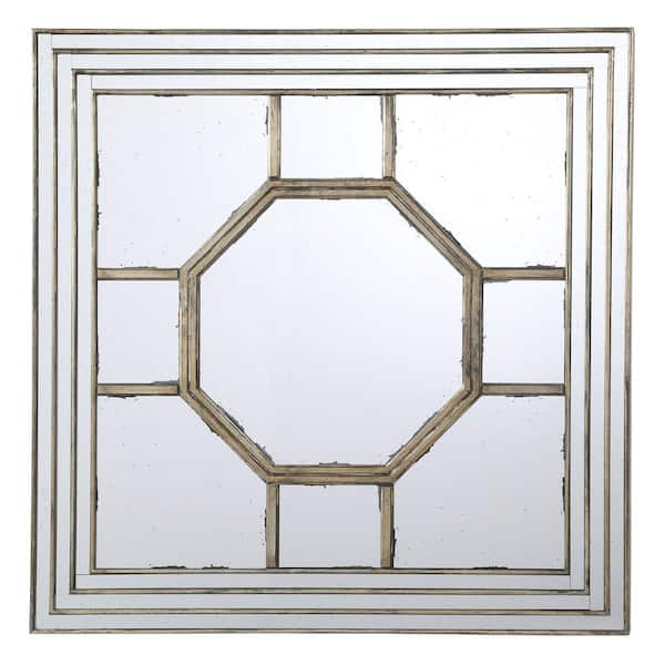 Antique Square Wall Mirror