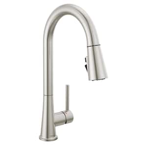 Precept Single-Handle Pull-Down Sprayer Kitchen Faucet in Stainless