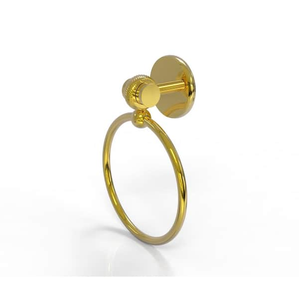 Montero Collection Towel Ring in Unlacquered Brass