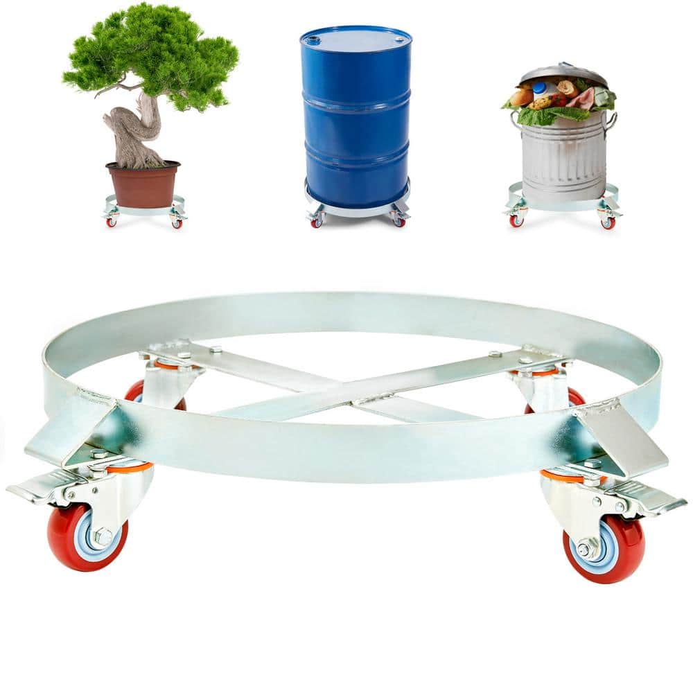 55 gal. Heavy-Duty Drum Dolly, 1000 lbs. Load Capacity, Barrel Caddy Cart, Non-Tipping Hand Truck, Steel Frame price history on PriceWatchPro