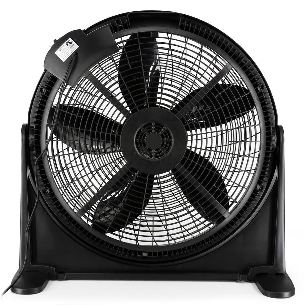 Air Monster 20" Black Wall Mountable 3 Speed Fan