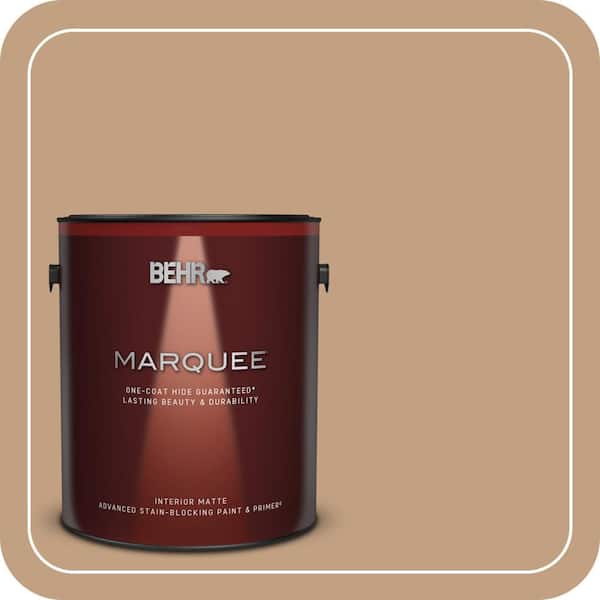 BEHR MARQUEE 1 gal. #MQ2-12 Milano One-Coat Hide Matte Interior Paint & Primer