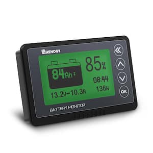 500 Amp Universal Battery Monitor, High and Low Voltage Programmable Alarm