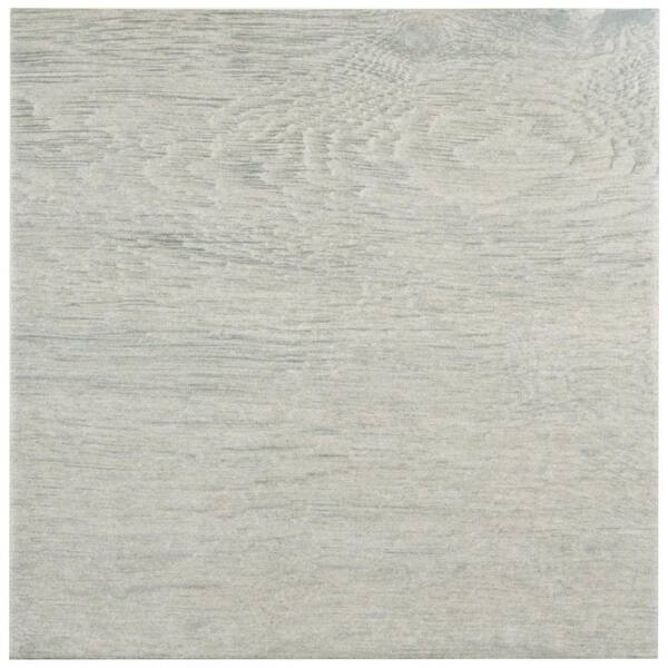 Merola Tile Patchwood Silver 9-1/2 in. x 9-1/2 in. Porcelain Floor and Wall Tile (10.76 sq. ft. / case)