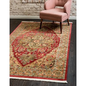 Sahand Arsaces Red 10' 0 x 13' 0 Area Rug
