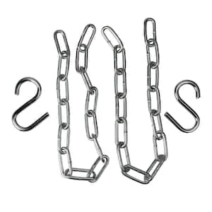 18 in. Hammock Hanging Set with Chains and Hooks