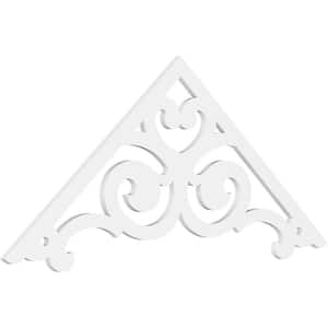 1 in. x 72 in. x 30 in. (10/12) Pitch Hurley Gable Pediment Architectural Grade PVC Moulding
