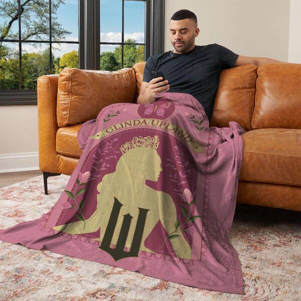 Wicked Glinda Upland Multicolor Silk Touch Throw Blanket 60 x 80 in.