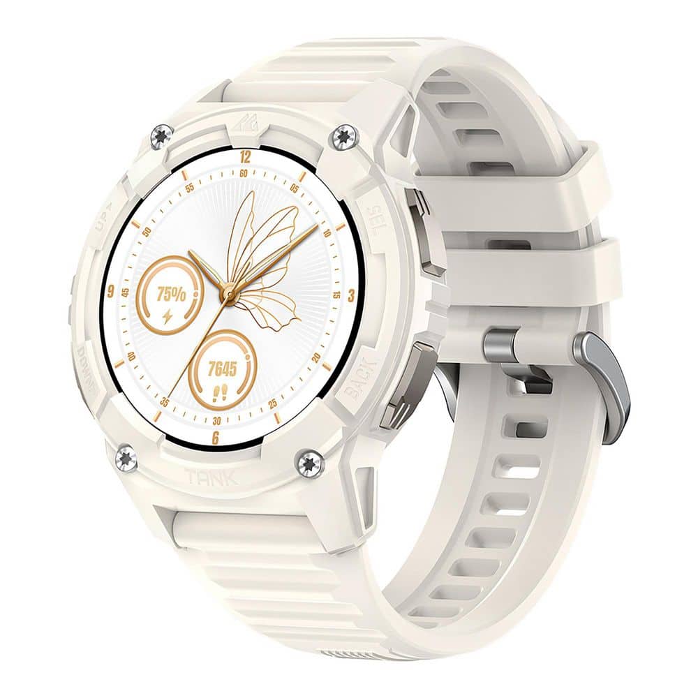 Tank S2 AMOLED GPS Smartwatch 2.13 x 0.4 in. Lily White - Thumbnail 3