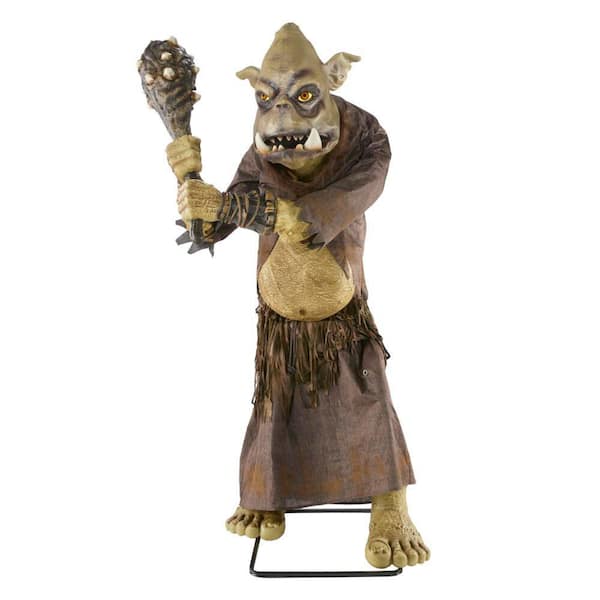 8 ft. Gruesome Grounds Giant-Sized Animated LED Tumble the Troll H11