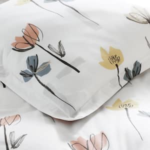 Company Cotton Tulip Blossom Cotton Percale Pillowcase